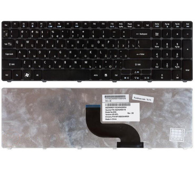 Клавиатура для ноутбука Acer Aspire 5236, 5242, 5250, 5251, 5252, 5253, 5333, 5336, 5349, 5410, 5536