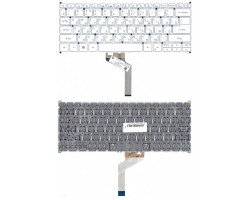 Клавиатура для ноутбука Acer Aspire Swift 7 SF713-51, White, (No Frame), RU