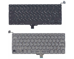 Клавиатура для ноутбука Apple MacBook 2011+ (A1278) Black, (Original), (No Frame), RU (вертикальный 