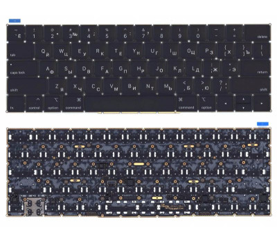 Клавиатура для ноутбука Apple MacBook Pro Retina 13″ A1989, (No Frame), RU (плоский Enter) Клавиатура для ноутбука Apple MacBook Pro Retina 13″ A1989, (No Frame), RU (плоский Enter)