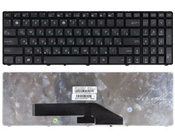 Клавиатура для ноутбука Asus (K50, K60, K70) Black, (Black Frame) RU Клавиатура для ноутбука Asus (K50, K60, K70) Black, (Black Frame) RU