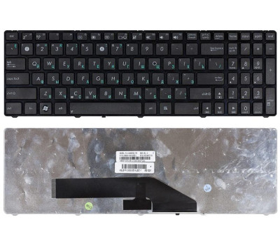 Клавиатура для ноутбука Asus (K50, K60, K70) Black, (Black Frame) RU Клавиатура для ноутбука Asus (K50, K60, K70) Black, (Black Frame) RU