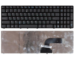Клавиатура для ноутбука Asus K52 K53 G73 A52 G60 Black, (Black Frame) RU