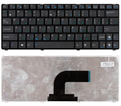 Клавиатура для ноутбука Asus EEE PC 1101 1101HA N10 N10E N10J Black, RU Клавиатура для ноутбука Asus EEE PC 1101 1101HA N10 N10E N10J Black, RU