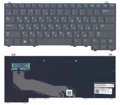 Клавиатура для ноутбука Dell latitude (E5440) Black, RU Клавиатура для ноутбука Dell latitude (E5440) Black, RU