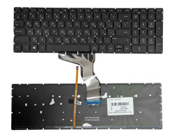 Клавиатура для ноутбука HP Pavilion (15-ab) с подсветкой (Light), Black, (No Frame) RU