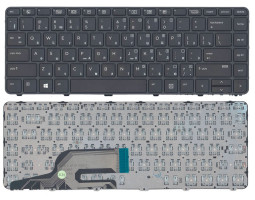 Клавиатура для HP ProBook (430 G3, 440 G3, 430 G4, 440 G4, 445 G3) Black, (Black Frame), RU