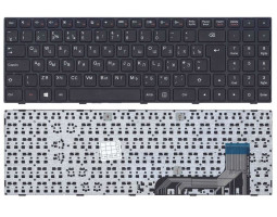 Клавиатура для ноутбука Lenovo IdeaPad (100-15) Black, (Black Frame), RU