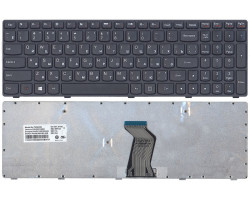 Клавиатура для ноутбука Lenovo IdeaPad G500, G505, G510, G700, G710 , Black, (Black Frame) RU