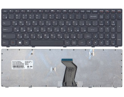 Клавиатура для ноутбука Lenovo IdeaPad G500, G505, G510, G700, G710 , Black, (Black Frame) RU
