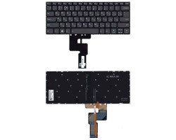 Клавиатура для ноутбука Lenovo IdeaPad 330S-14 с подсветкой (Light), Black, (No Frame), RU