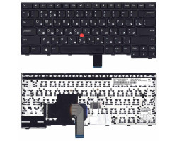 Клавиатура для ноутбука Lenovo Thinkpad (E470, E475) Black с указателем RU