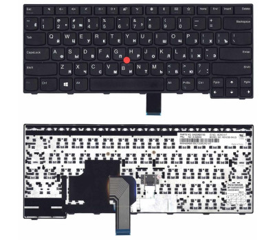 Клавиатура для ноутбука Lenovo Thinkpad (E470, E475) Black с указателем RU Клавиатура для ноутбука Lenovo Thinkpad (E470, E475) Black с указателем RU