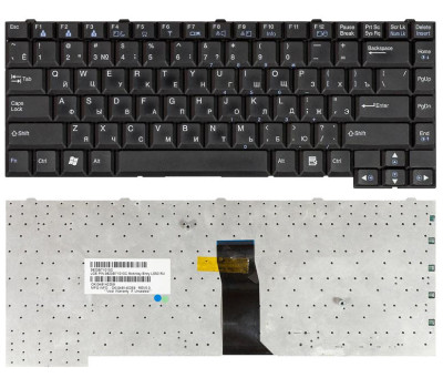 Клавиатура для ноутбука LG (LM50) Black, RU