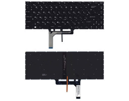Клавиатура для ноутбука MSI (GS65, GS65VR) Black с подсветкой (Light), RU Клавиатура для ноутбука MSI (GS65, GS65VR) Black с подсветкой (Light), RU