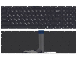 Клавиатура для ноутбука MSI (GT72) с подсветкой (Light), Black, (No Frame) RU Клавиатура для ноутбука MSI (GT72) с подсветкой (Light), Black, (No Frame) RU