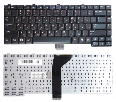Клавиатура для ноутбука Samsung (G10, G15) Black, RU Клавиатура для ноутбука Samsung (G10, G15) Black, RU