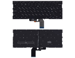 Клавиатура для ноутбука Xiaomi Mi Air (13.3) Black с подсветкой (Light), (No Frame) RU