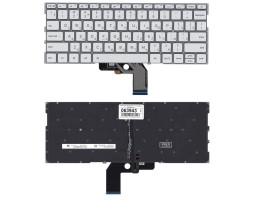 Клавиатура для ноутбука Xiaomi Mi Air (13.3) Silver с подсветкой (Light), (No Frame) RU Клавиатура для ноутбука Xiaomi Mi Air (13.3) Silver с подсветкой (Light), (No Frame) RU