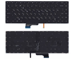 Клавиатура для ноутбука Xiaomi Mi Pro 15.6 Black с подсветкой (Light), (No Frame) RU