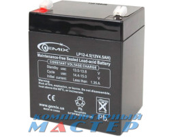 Аккумулятор ИБП 12B 4.5Ah EnerGenie, AGM, T2, 100x89x70 мм, 1.4 кг (BAT-12V4.5AH) Аккумулятор ИБП 12B 4.5Ah EnerGenie, AGM, T2, 100x89x70 мм, 1.4 кг (BAT-12V4.5AH)