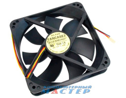 Вентилятор 120 mm Gembird FANCASE3/ Ball  (3pin- 120*120*25мм) подшипник 						