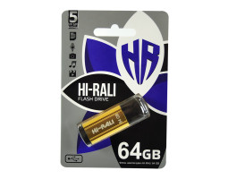 USB Flash Drive 64Gb Hi-Rali Stark series Gold (HI-64GBSTGD) USB Flash Drive 64Gb Hi-Rali Stark series Gold (HI-64GBSTGD)