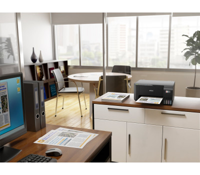 БФП струменевий кольоровий A4 Epson L3251, Black, WiFi, 5760х1440 dpi, до 33/ 15 стор/ хв, USB, вбудов