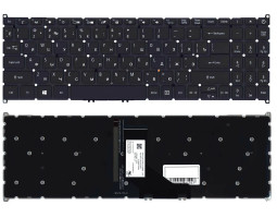 Клавиатура для ноутбука Acer Aspire (A514-52) Black, с подсветкой (Light), RU