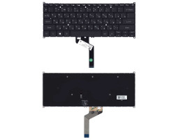 Клавиатура для ноутбука Acer Aspire Swift 5 SF514-52T с подсветкой (Light), Black, RU