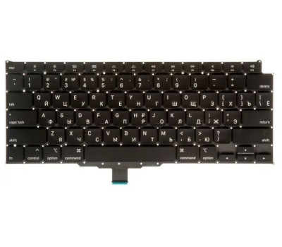 Клавиатура для ноутбука Apple MacBook Air 13 Retina (A2179) Early 2020 (вертикальный энтер), Black, 