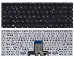 Клавиатура для ноутбука HP 240 G7 Black, (No Frame), RU