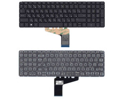 Клавиатура для ноутбука HP Omen (15-dh), Black, (No Frame) RU