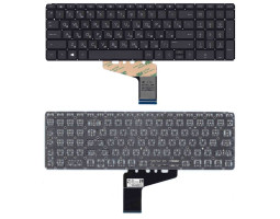 Клавиатура для ноутбука HP Omen (15-dh), Black, (No Frame) RU