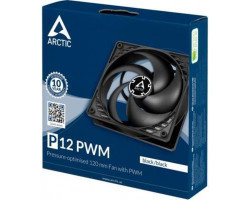 Вентилятор 120 mm Arctic P12 Silent, Black, 120х120х25 мм, 1050 об/ хв, 3-pin (ACFAN00130A)