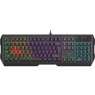 Клавиатура A4Tech Bloody B140N, Black, USB, игровая, неоновая подсветка