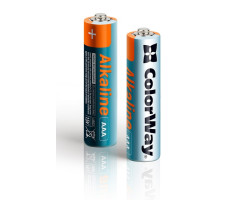 Батарейка LR03 (AAA), щелочная, ColorWay Alkaline Power, 1.5V, Color box (CW-BALR03-40CB) за 1ШТ.-foto2