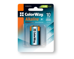 Батарейка 6LR61 (Крона) щелочная, ColorWay, 1 шт, 9V, Blister (CW-BA6LR61-1BL)-foto2
