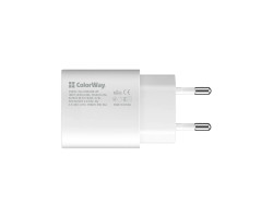 Сетевое зарядное устройство ColorWay, White, 1xUSB Type-C, 3A, 25W (CW-CHS033PD-WT)-foto2