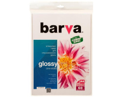 Фотопапір Barva, глянсовий, A4, 200 г/ м?, 60 арк, серія 