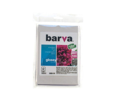 Фотопапір Barva, глянсовий, A6 (10x15), 230 г/ м?, 100 арк, серія 