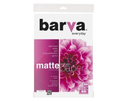 Фотобумага A4 Barva, матовая, 125 г/ м?, 60л, серия 