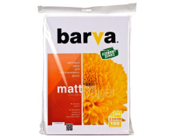 Фотопапір Barva, матовий, A4, 220 г/ м?, 100 арк, серія 