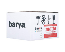 Фотопапір Barva, матовий, A6 (10x15), 180 г/ м?, 500 арк, серія 