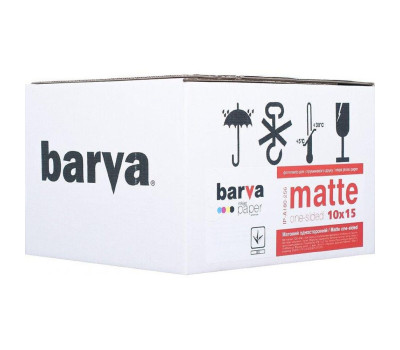 Фотопапір Barva, матовий, A6 (10x15), 180 г/ м?, 500 арк, серія Фотопапір Barva, матовий, A6 (10x15), 180 г/ м?, 500 арк, серія