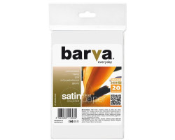 Фотопапір Barva, сатин, A6 (10x15), 260 г/ м?, 20 арк, серія 