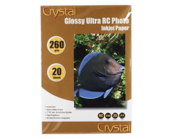 Фотопапір Crystal, глянсовий, A4, 260 г/ м?, 20 арк (RCGL-A4-260-20)