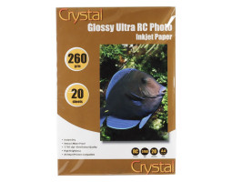 Фотопапір Crystal, глянсовий, A4, 260 г/ м?, 20 арк (RCGL-A4-260-20)