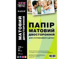 Фотобумага A4 NewTone, матовая, двухсторонная, 140 г/ м?, 50л (MD140.50N)