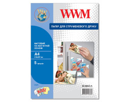Фотопапір WWM, з магнітною підкладкою, матовий, A4, 5 арк (M.MAG.5)